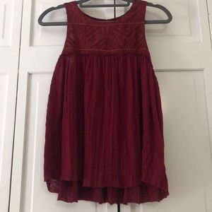 Maroon American Eagle Tank